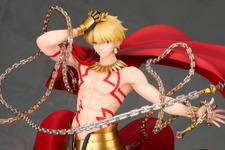 『FGO』ギルガメッシュ(アーチャー)が第三再臨の衣装でフィギュア化！金ピカの甲冑はメタリックカラーによる質感表現で目を引く存在感 画像