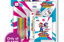 3DS版『マリオ&ソニック AT ロンドンオリンピック』欧州の特典はステーショナリーセット 画像