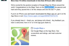 iOS向け｢Google Maps｣配信から2日経たずに1000万ダウンロード突破 画像