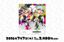 『スプラトゥーン』シオカラーズの新曲＆amiiboが発表！ボーイ・ガール・イカの色違いamiiboも 画像