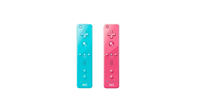 任天堂、Wiiリモコンの新色に「アオ」「ピンク」を追加