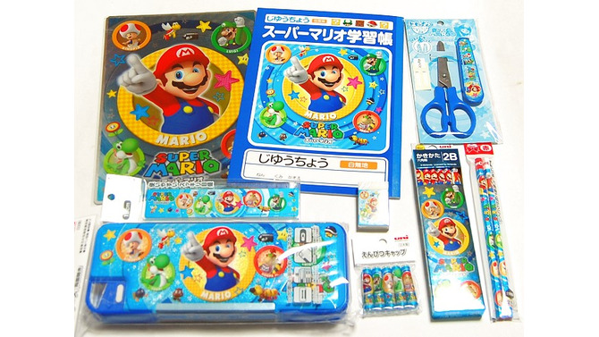 青と黒のキラキラ文具、マリオのステーショナリーグッズ2011・・・週刊マリオグッズコレクション第122回