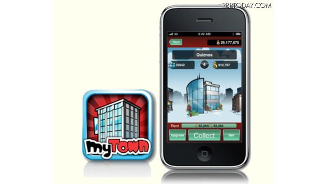 位置情報連動ソーシャルゲームアプリ「MyTown」
