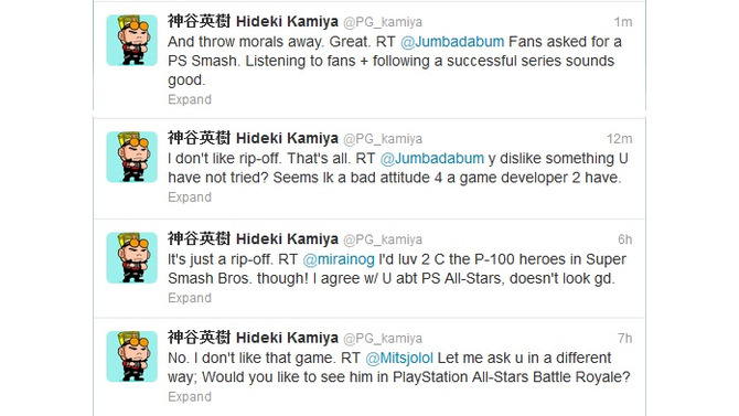 神谷英樹氏が『PlayStation All-Stars』は“パクリ”だとTwitterでツイート