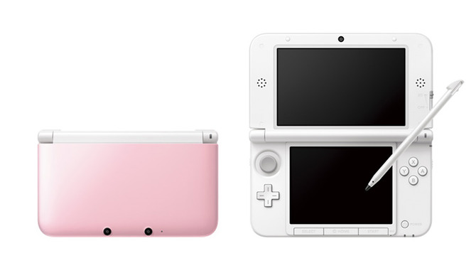 【Nintendo Direct】ニンテンドー3DS LL新色「ピンク×ホワイト」9月27日発売