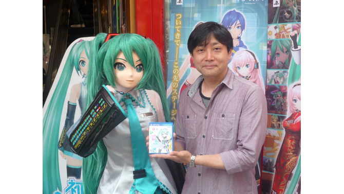 『初音ミク -Project DIVA- f』発売記念、林プロデューサーインタビュー ― ミクさんの新たな着ぐるみも登場