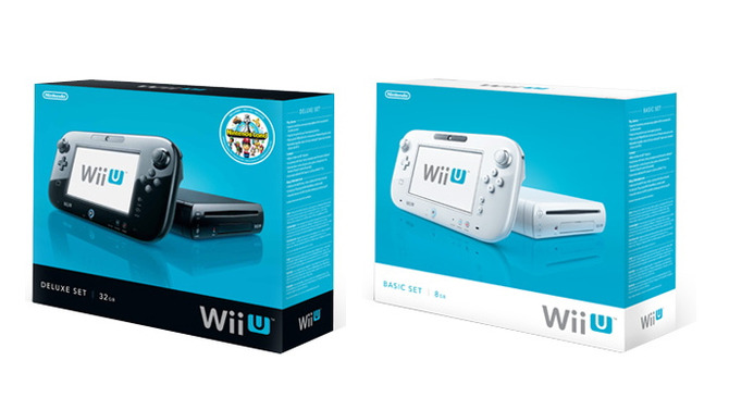 Wii Uベーシックセット（シロ）、Wii Uプレミアムセット（シロ）