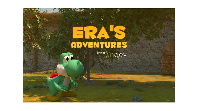 ヨッシーのそっくりさんが登場するAndroidアプリ『Era's Adventures 3D』