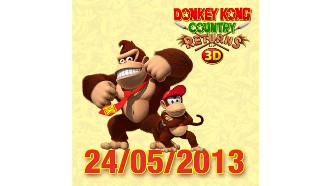 『ドンキーコング リターンズ3D』欧州では5月24日に発売