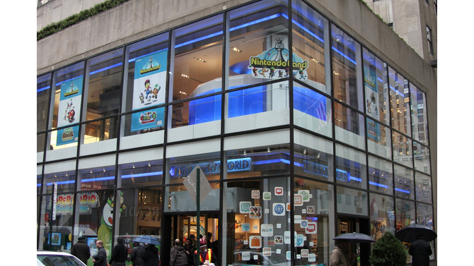 ロックフェラーセンターの一角にあるNintendo World Store