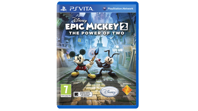 PS Vita版『Epic Mickey 2: The Power of Two』パッケージ