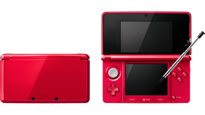 ニンテンドー3DS メタリックレッド