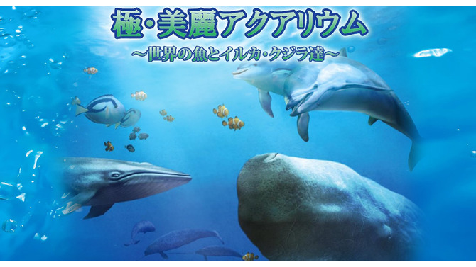 『極・美麗アクアリウム～世界の魚とイルカ・クジラ達～』サイトスクリーンショット