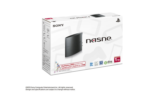 「nasne」に1TB HDD搭載モデル登場