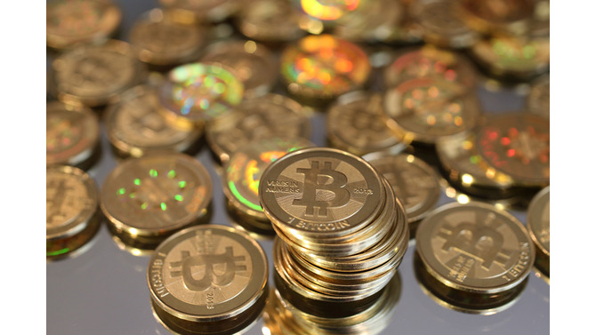 仮想通貨の「ビットコイン」 写真提供:Getty Images