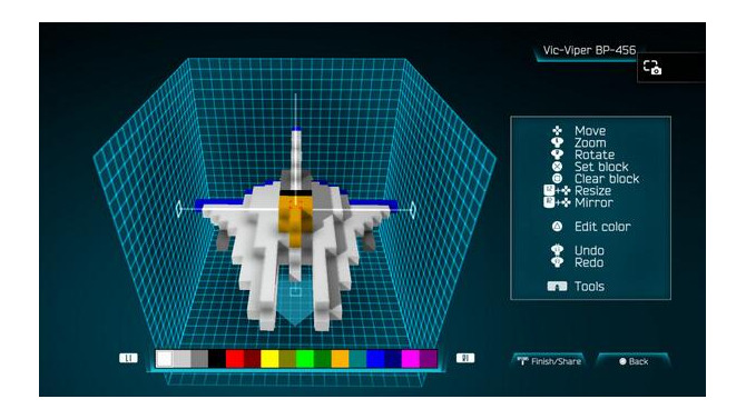 「機体クリエイターモード」が実装された『RESOGUN』、海外ユーザーが「ビックバイパー」や「ブルーファルコン号」を制作