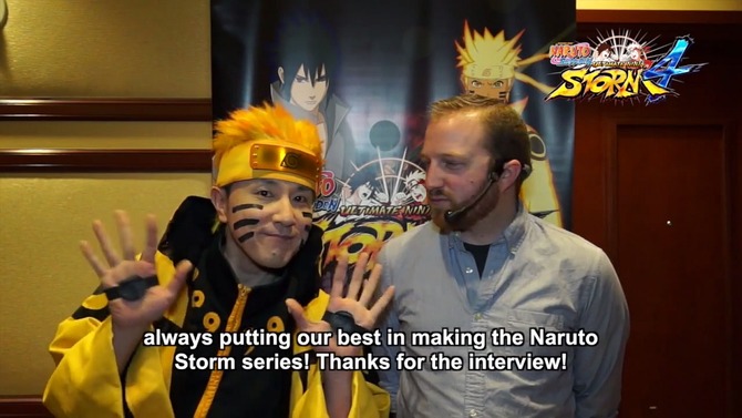 『NARUTO－ナルト－ 疾風伝 ナルティメットストーム4』海外インタビュー動画より