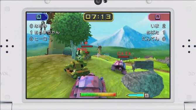 3DS向け戦車アクション『タンクトゥルーパーズ』発表！最大6人でマルチプレイが楽しめる