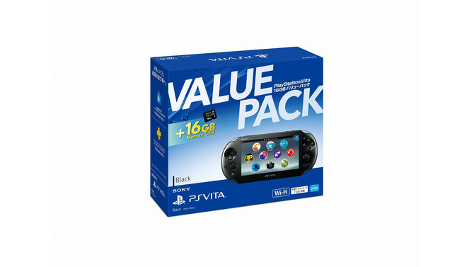 PS Vitaに専用メモリーカード16GBを同梱したお得なバリューパックが発売決定