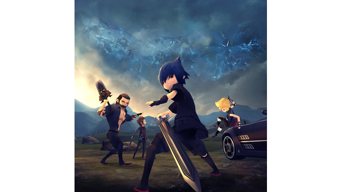 iOS/Android『FFXV ポケットエディション』2月9日に配信！ 『FFXV』本編と同じ物語をデフォルメキャラで展開