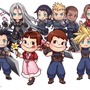 ペコちゃんが、クラウドやエアリスの姿に! 不二家×『FF7 エバークライシス』コラボの描き下ろしイラストがクセになる可愛さ