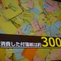 付箋紙はこれまでに3000枚以上使用