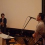 光田氏の音楽への熱い思いを語る神永氏