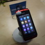 【MWC 2013】体験版LINEをインストールした「Asha」　ノキアブースで発見