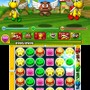 『PUZZLE & DRAGONS SUPER MARIO BROS. EDITION』おためし版イージーコースバトル画面（マリオチーム）