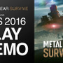 【TGS2016】『METAL GEAR SURVIVE』のプレイ映像が公開!ステルスと防衛を15分にわたり披露