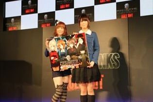 【東京ゲームショウ2013】「ガルパン」秋山優花里役中上育実さんと五十鈴華役尾崎真実さんが『World of Tanks』のステージにやってきたー！ 画像