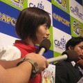 【CAPCOM Wii&DS新作タイトル発表会】井上和香さん囲み取材