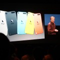 米国プレスイベントの様子/5色展開となった第5世代iPod touch