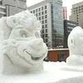 市民雪像