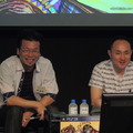 左：新野範聰氏(バンダイナムコゲームス)、右：松山洋氏(サイバーコネクトツー)