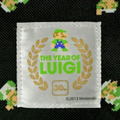 ルイージ30周年記念ロゴを刺繍