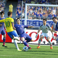 ブラジル戦（※画像のサッカー日本代表選手は、2013年10月15日ベラルーシ戦の先発メンバーです）