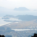 弓張岳展望台から眺めた陸上自衛隊相浦駐屯地