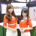 ASVブース　桜井綾香さん（左）　橋本彩香さん（右）