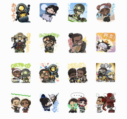 OKアミーゴ！『Apex Legends』のLINEスタンプが無料配布中―レジェンドたちがトークルームを盛り上げる