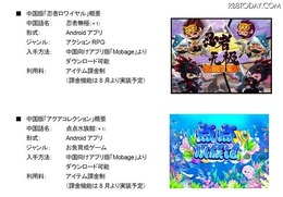 新たに中国版のリリースが発表された「怪盗ロワイヤル」と「アクアコレクション」の概要