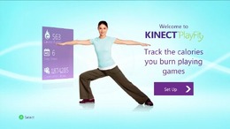 Kinect対応ゲームの総カロリーをチェック！『Kinect PlayFit』日本でも無料配信