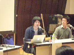 光田康典氏（左）、齋藤健二氏