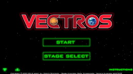 『VECTROS』（ベクトロス）は、NenetがiOSで1月16日から配信しているアプリ。iPhoneのジャイロセンサーによるシンプル操作と、ワイヤーフレームのグラフィックが特徴の3Dシューティングゲームです。