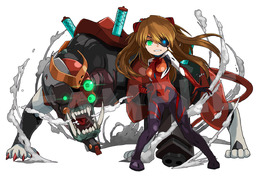 究極進化した「アスカ&エヴァ改2号機」