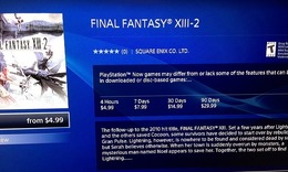 ベータ中のクラウドゲーミング「PlayStation Now」へ価格帯がついに掲載、『FFXIII-2』が30日間で15ドルなど