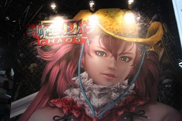 【TGS 2014】衝撃の展示方法、『お姉チャンバラ』の試遊台が凄いと話題に