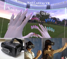 VRでネイルを体験できる「Oculus Rift」向けネイルアートシステム「NailCanvas VR」登場