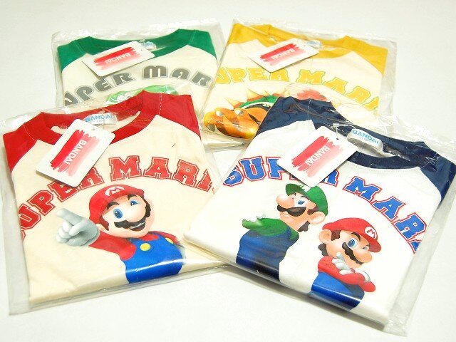 寒い冬もマリオと一緒なら暖かい！マリオの長袖Ｔシャツ（プレゼント付き）・・・週刊マリオグッズコレクション第65回