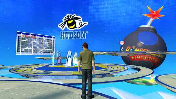 PlayStation Homeにハドソン専用ラウンジ「ハドソンゲート」がオープン